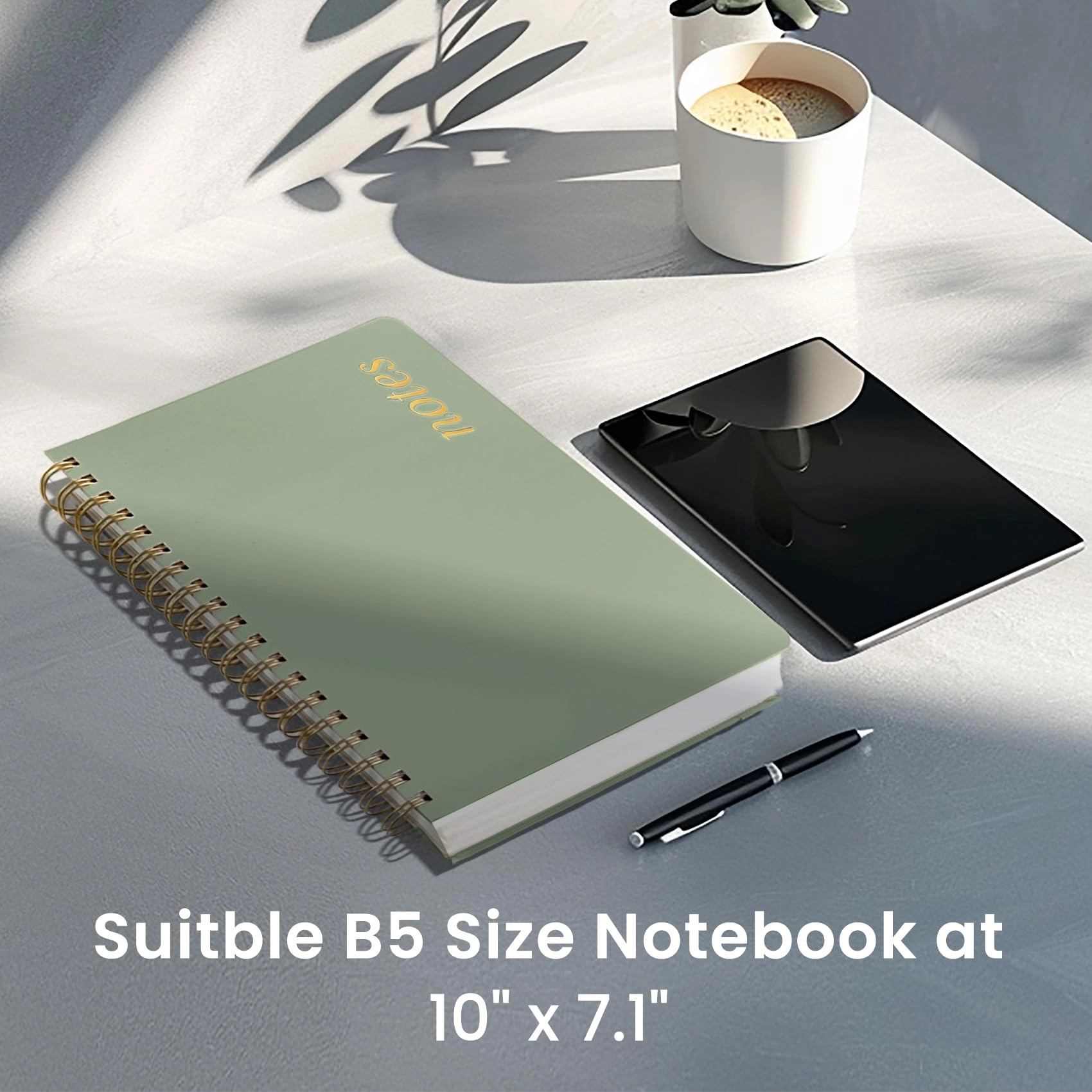 Spiral Notebook B5 Spiral - Lined 300 Pages