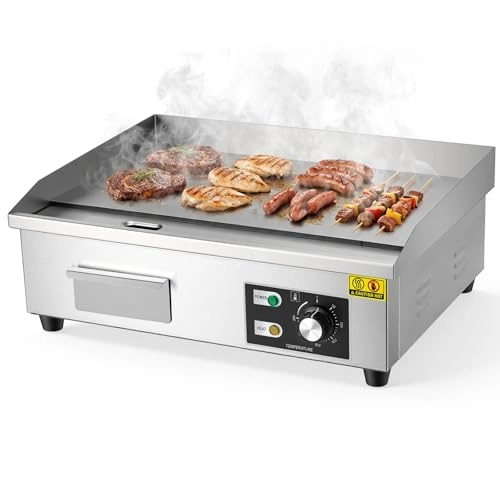 Commercial Electric Griddle - 54.5x40.5x18.5cm