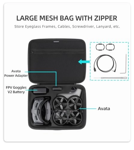 DJI Avata Case - 242*202*115 mm DJI Avata Series Goggles V2 Case