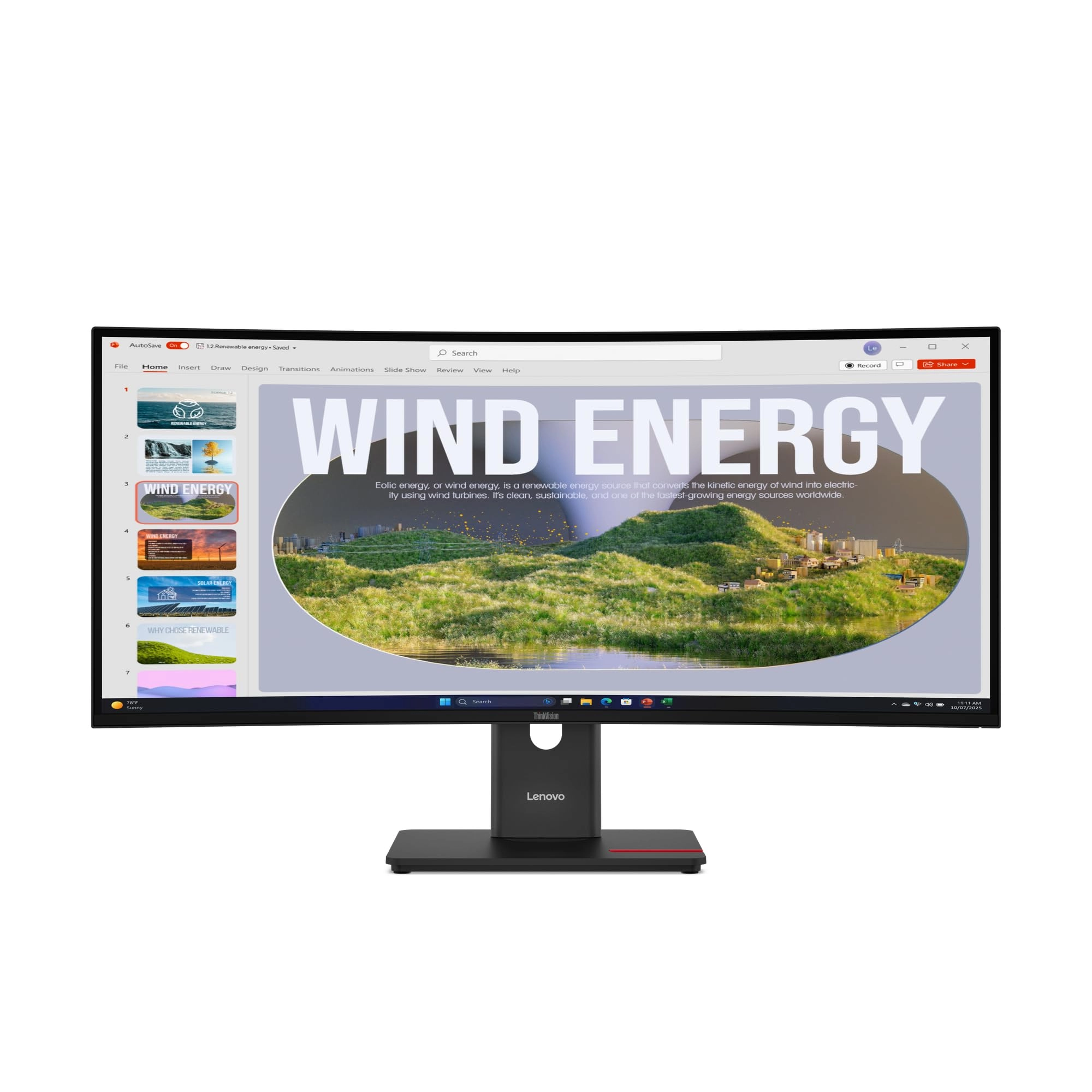 Lenovo ThinkVision T34WD-40 - 64AEGAT1EU 34" 3440x1440