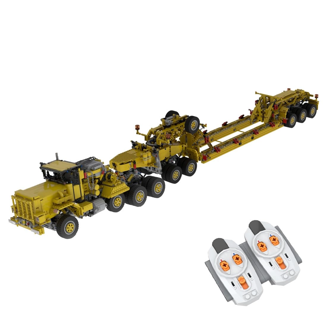 WOWOBONTOY Heavy equipment transport vehicle - 4218pcs