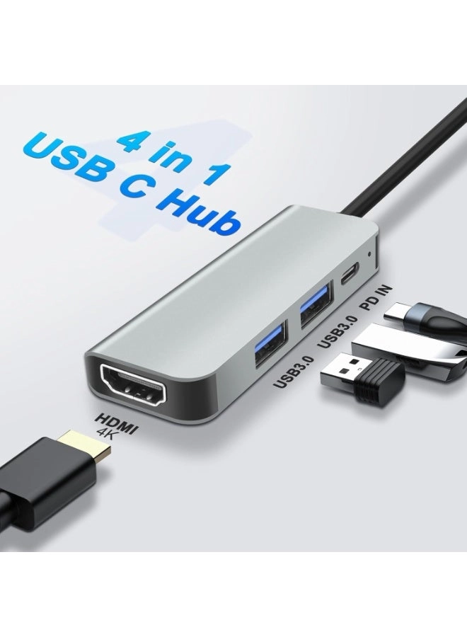 USB-C Hub Adapter - 5-in-1 4K HDMI 100W PD