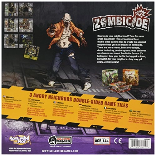 Zombicide: 9 Double Sided Game Tiles
