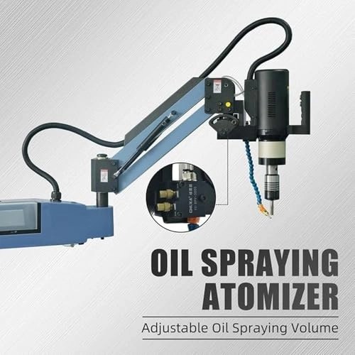 Electric Tapping Machine - M3-M16 360° Universal Flexible Tapping Arm 0-375/Rpm