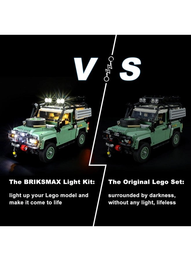 LED Lighting Kit for LEGO Land Rover Classic Defender 90 10317 - Plastic 1