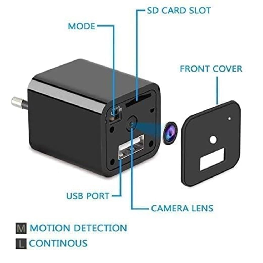 USB Charger Camera 1080P