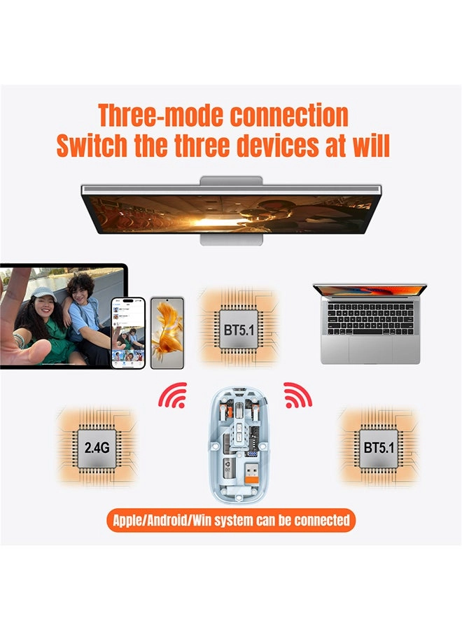 Transparent Magnetic Mouse - Wireless