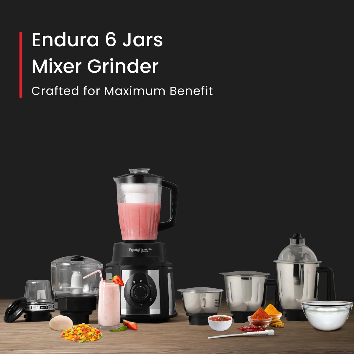 Endura Mixer Grinder - 1.5L 1000W