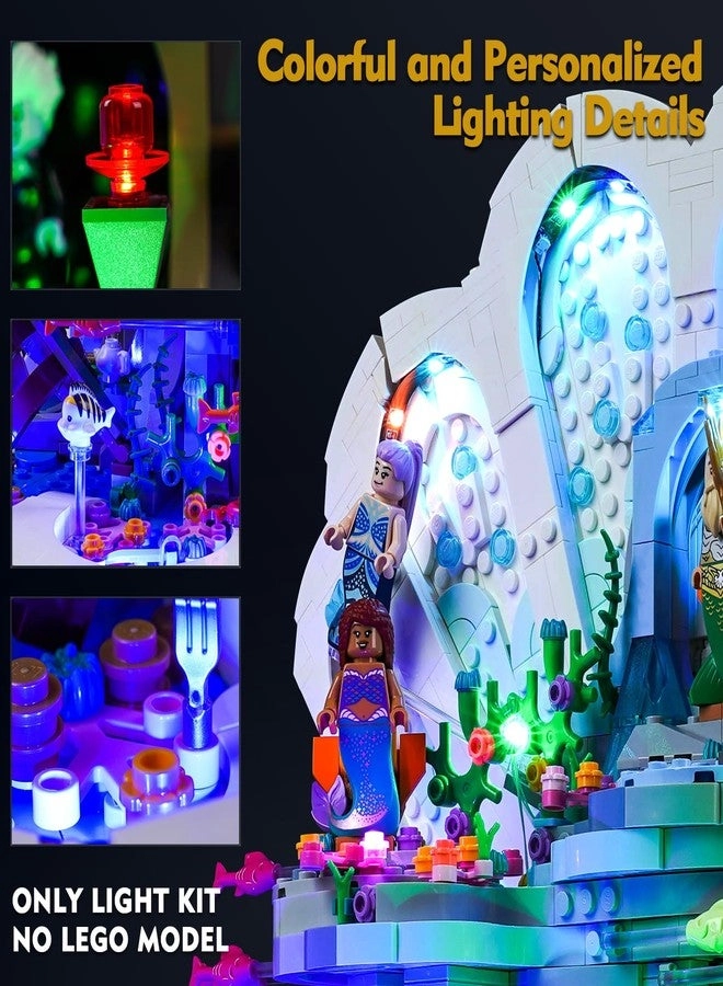 LED Light Kit - The Little Mermaid Royal Clamshell Lego