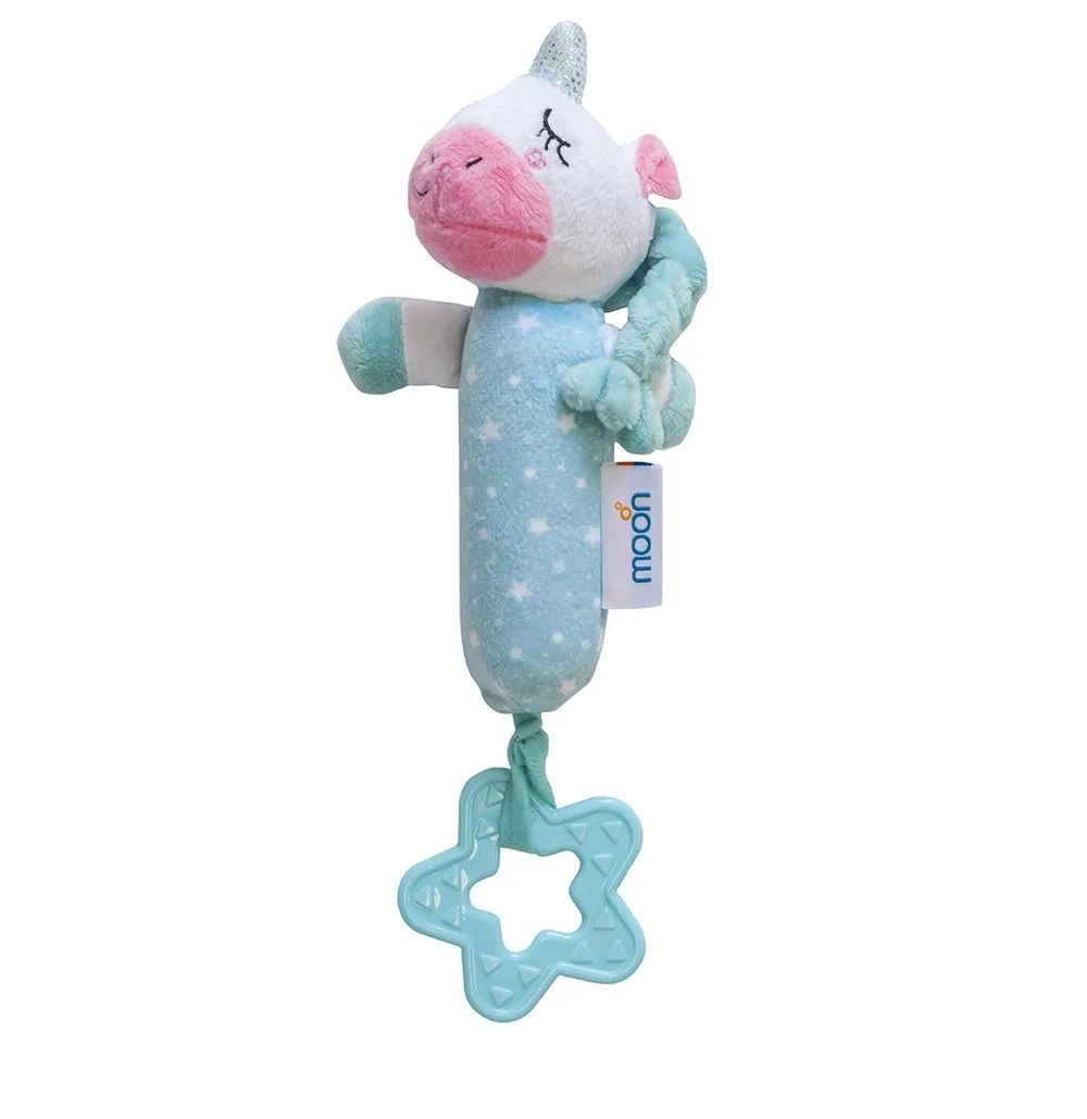 Soft Rattle Plush Toy - 3 to 24 Months fabric