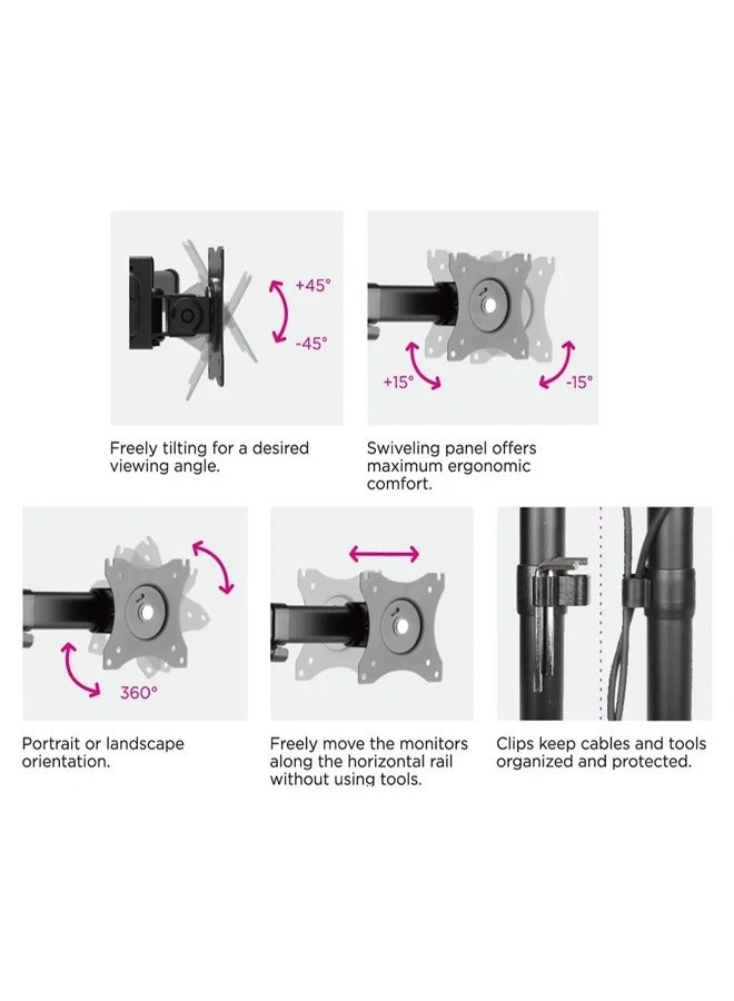 T048 - 4× 13"-27" VESA 100×100mm