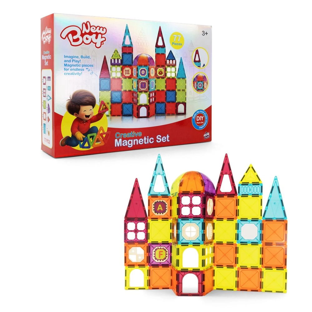 New Boy Creative Magnetic Set - 77 pcs