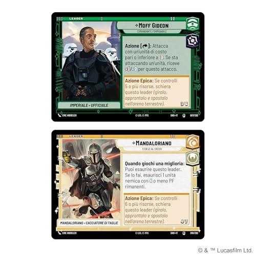 Star Wars: Unlimited TCG Shadows of The Galaxy Starter Set (Italian)