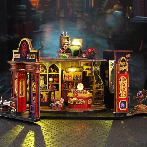 Miniature Wooden Dollhouse Furniture Kit - Creative Room 1:24