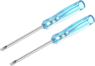 uxcell Slotted Screwdriver 2.0mm x 65mm (2 Pcs)