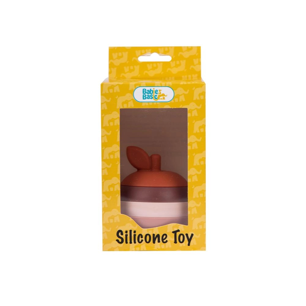 Silicone Stacking Toy - Suitable for 6 months to 4 years