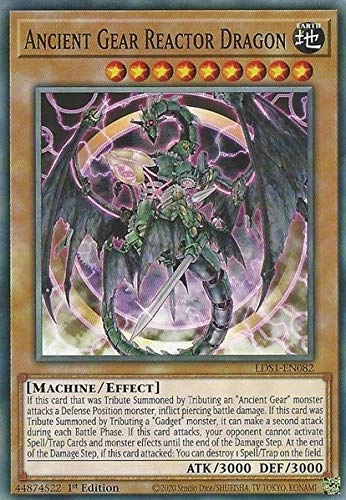 Yugioh Singles Ancient Gear Reactor Dragon LDS1-EN082 - 1st Edition