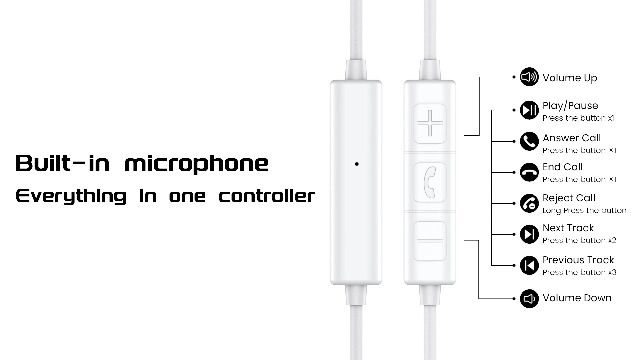 001 Wired Earbud