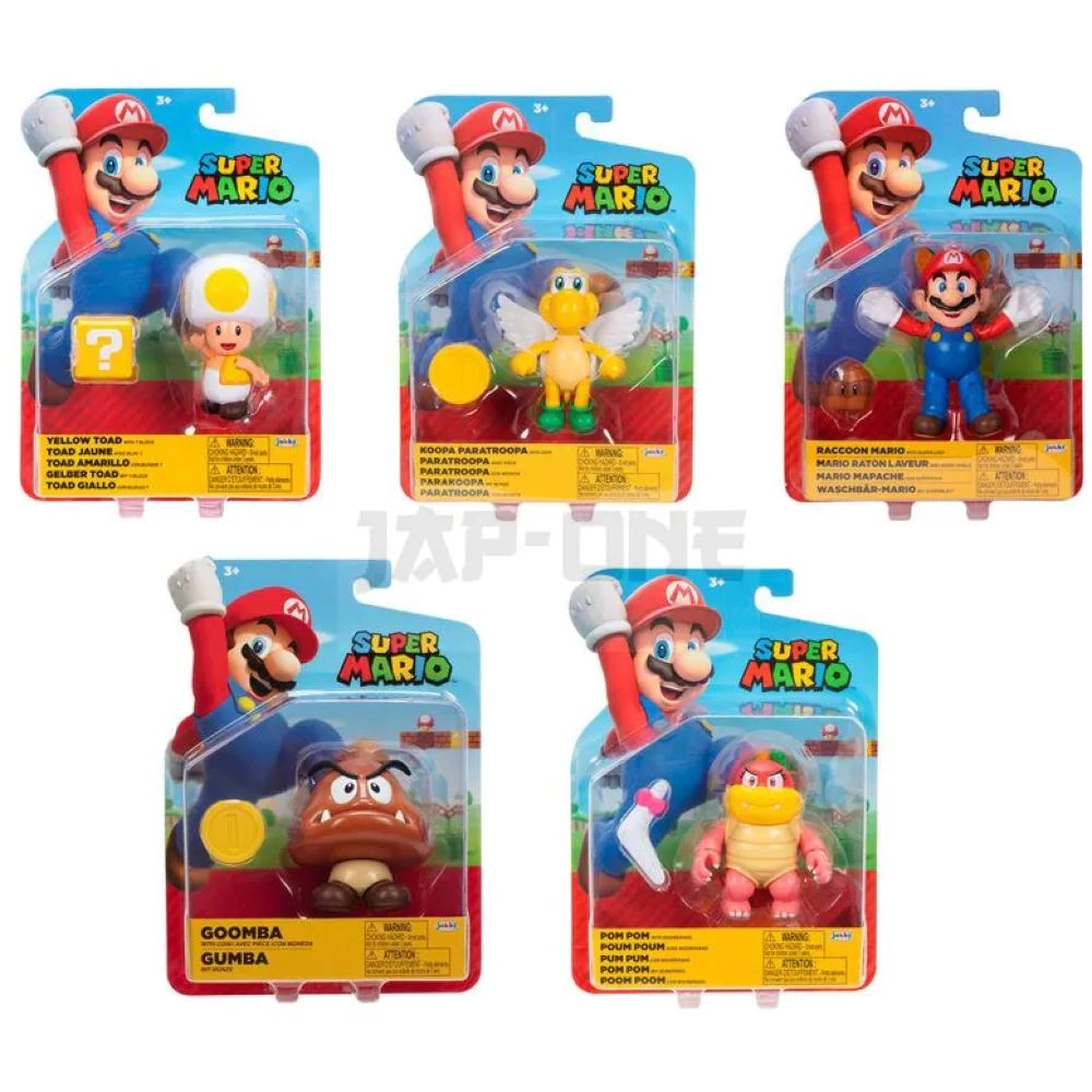JAKKS Pacific Super Mario Wave 37 - Super Mario Figures (42162) 5 pcs