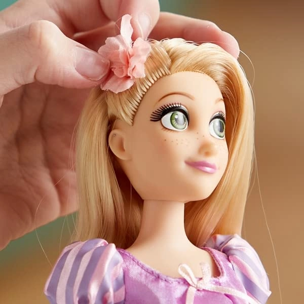 Rapunzel Doll - 11 ½ Inches Polyoxymethylene Polyvinyl Chloride Polyester Ages 3+