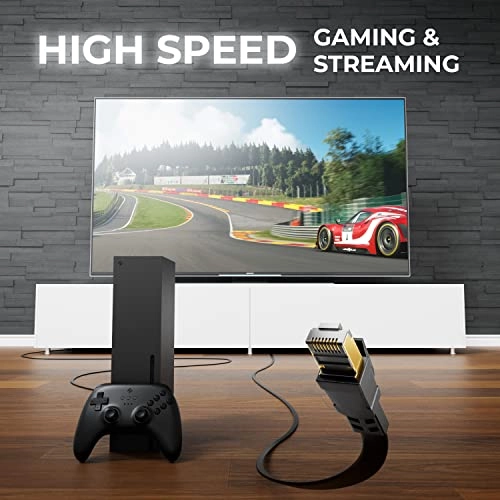 CAT8.1 Flat LAN Cable - 1 m