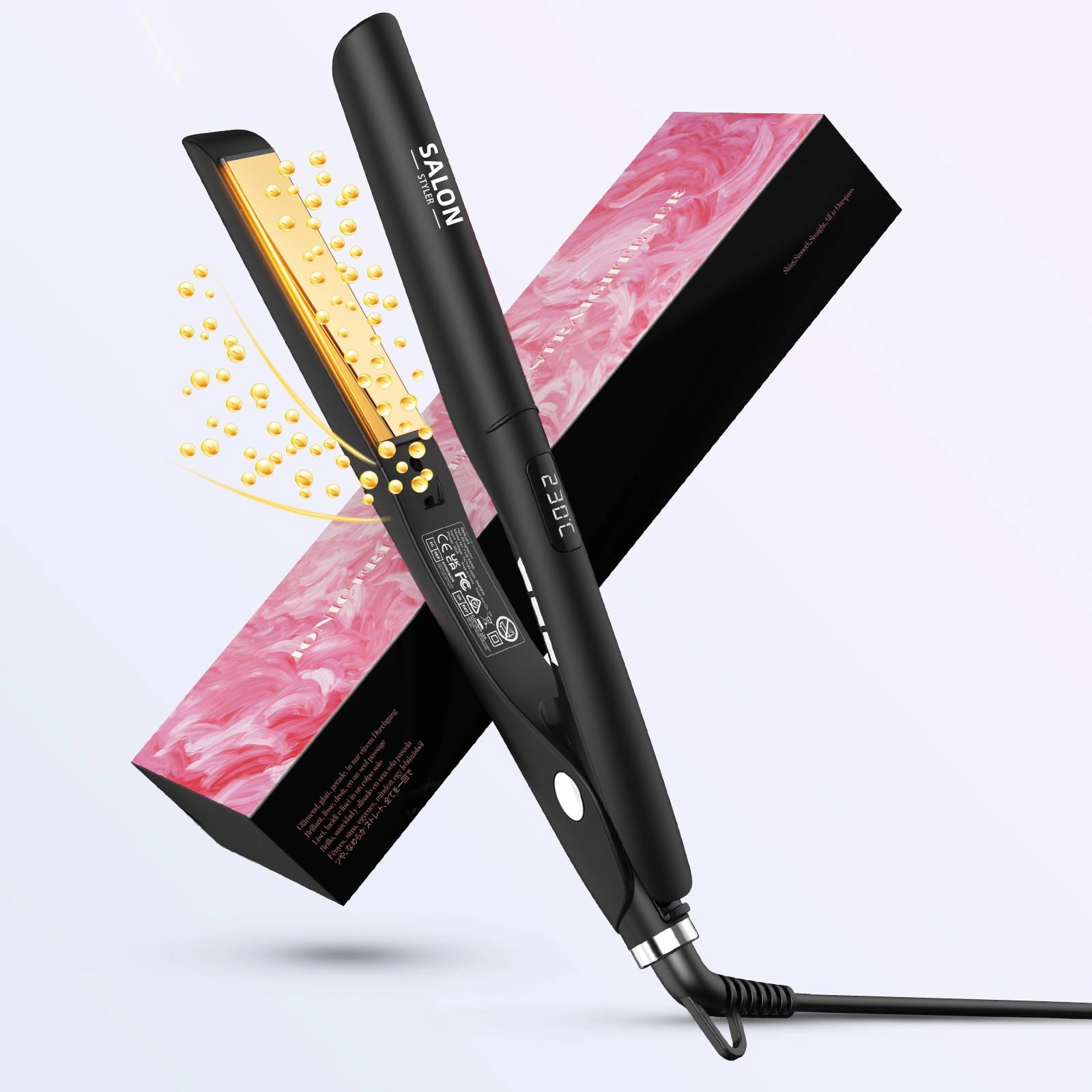 Dekuri 2 in 1 Hair Straightener and Curler