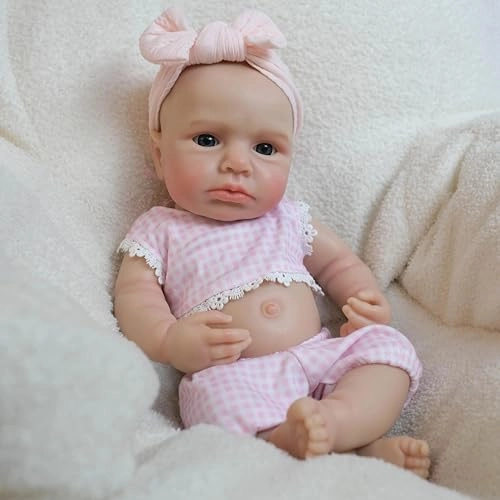 LouLou Reborn Baby Doll - 18 inch Full Silicone Ages 3+