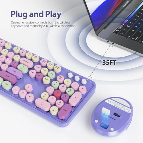 Wireless Keyboard & Mouse Set - US Wireless