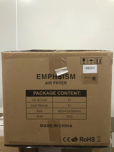 2 Chamber Hot Air Fryer - 12 Liters