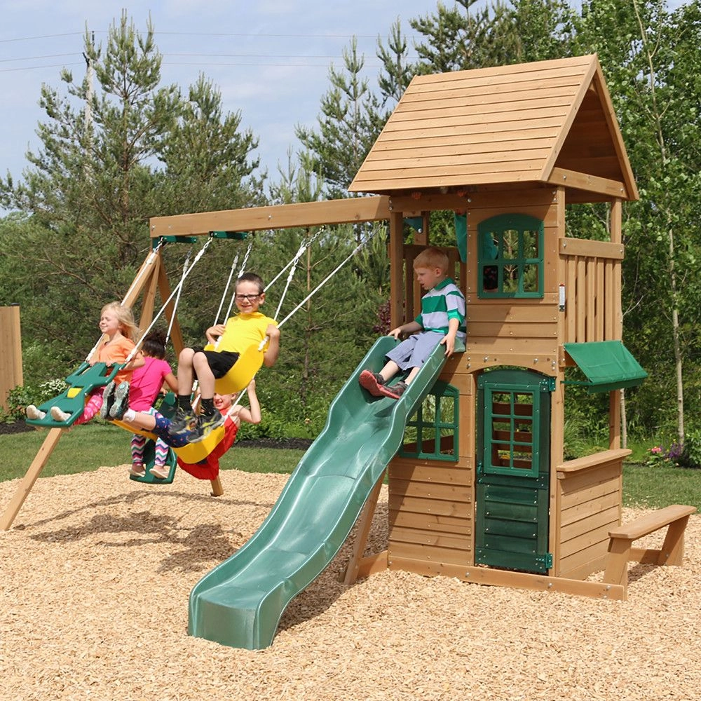 Brightside - Wooden Swing Set 3-10 Years