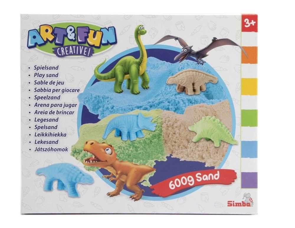 Simba A&F Playsand Set Dinosaurs - 3 x 200g 3+