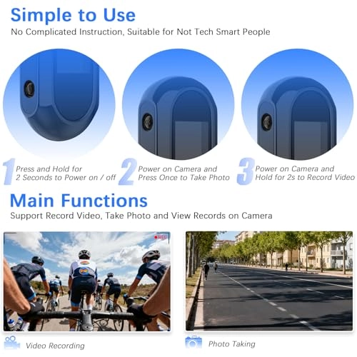 Mini Thumb Sports Action Camera - 1080p