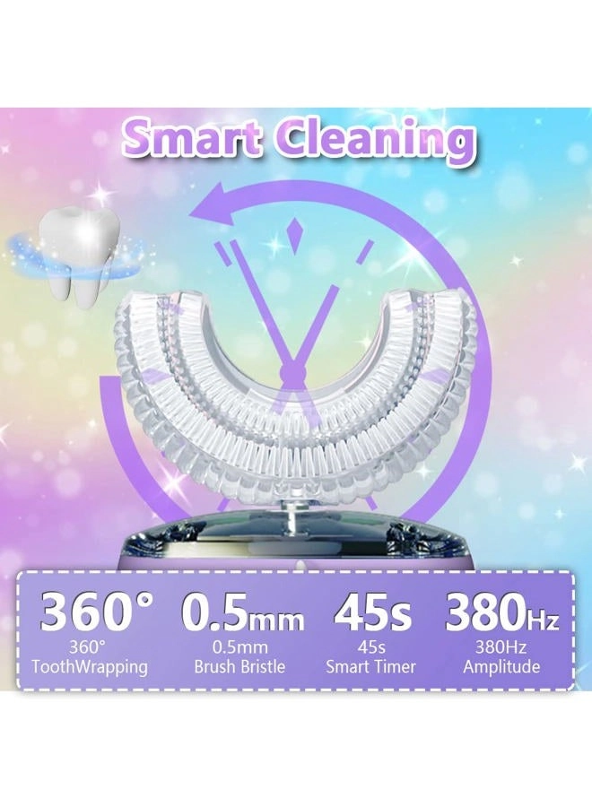 Kids Toothbrush - U-Shaped Ultrasonic 2 Brush Heads