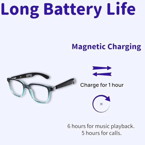 Smart Bluetooth Glasses - AI Translation 140 Languages 6 Hours
