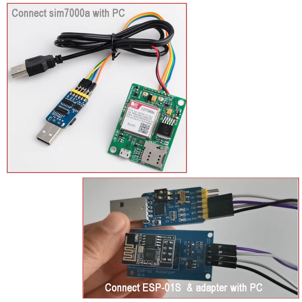 CP2102 - USB to TTL + 6Pin Cable F/F - for Arduino Nextion Display SIM7000A Board