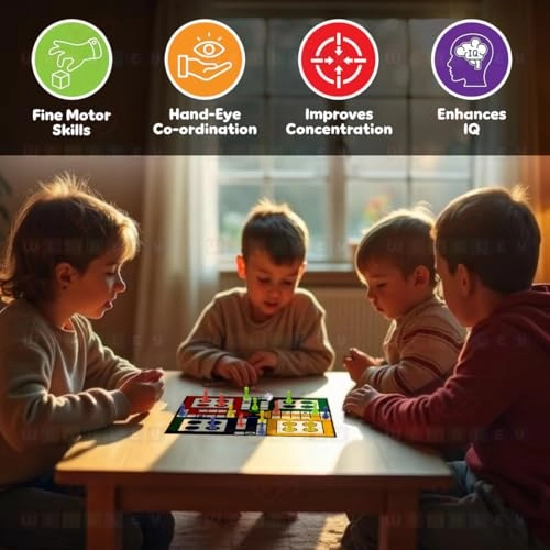 6 in 1 Classic - Ludo Snake & Ladder Chess