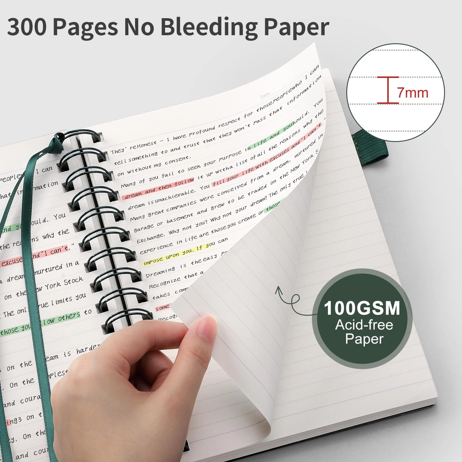 Notebook A5 Spiral - Lined 150 Sheets