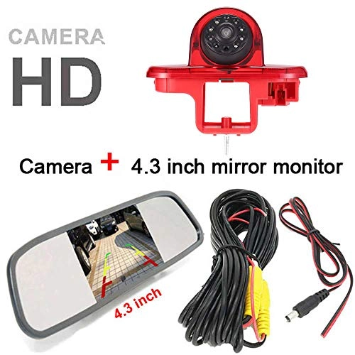 Car Rear view Camera - Night vision 628*586 pixels + Rear View Mirror - 7" LCD