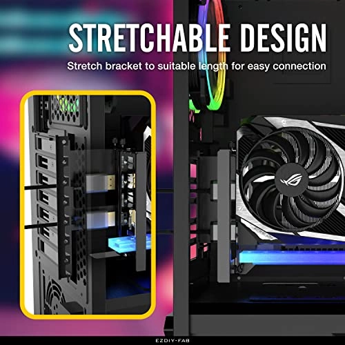 Vertical PCIe 40 GPU Mount Bracket