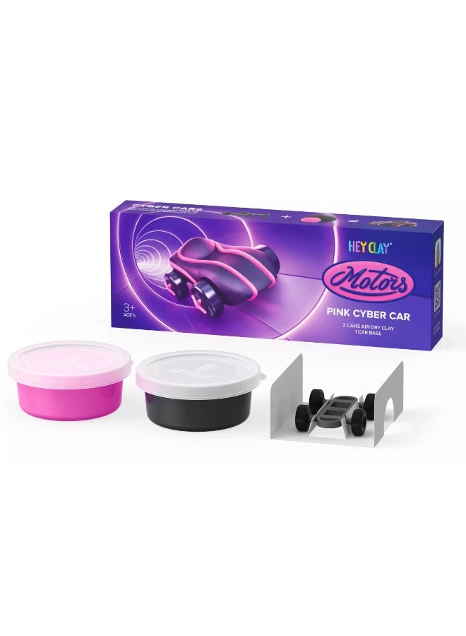Cyber Cars PINK CYBER CAR Modelling Air-Dry Clay - 3+ years