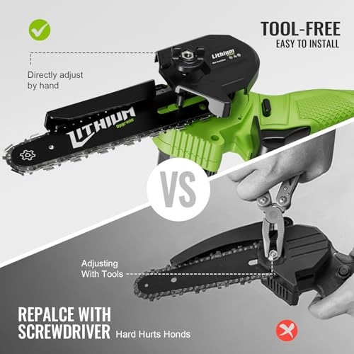 Mini Chainsaw Cordless - 800 watts