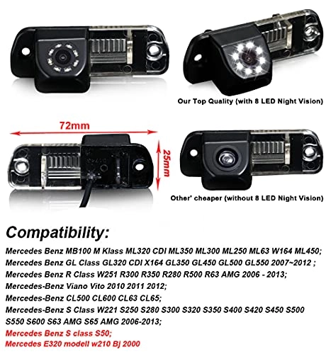 CCD car rear view camera - Night Vision Wireless 628 x 586 pixels