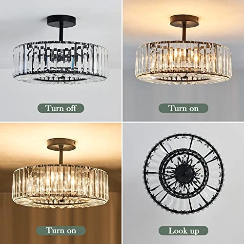 Crystal Chandelier - Dimmable