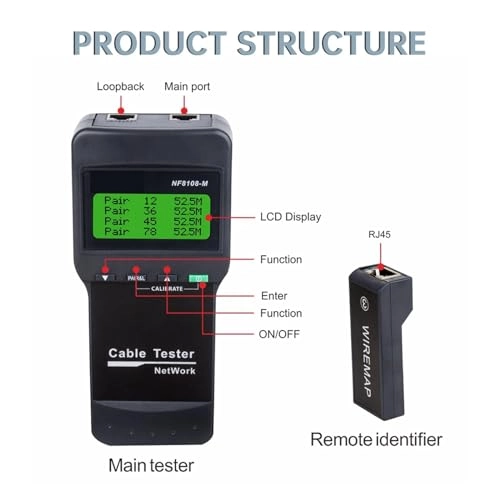NF-810 - Portable PoE Network Cable Tester