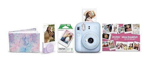 Instax Mini 12 - Blue 2025 Holiday Bundle