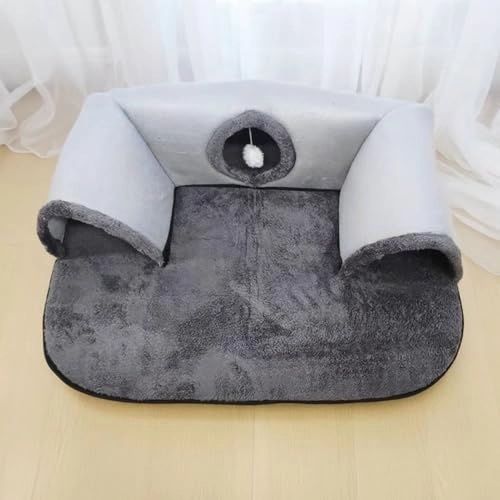 U-Shaped Cat Tunnel Bed - S 2 in 1