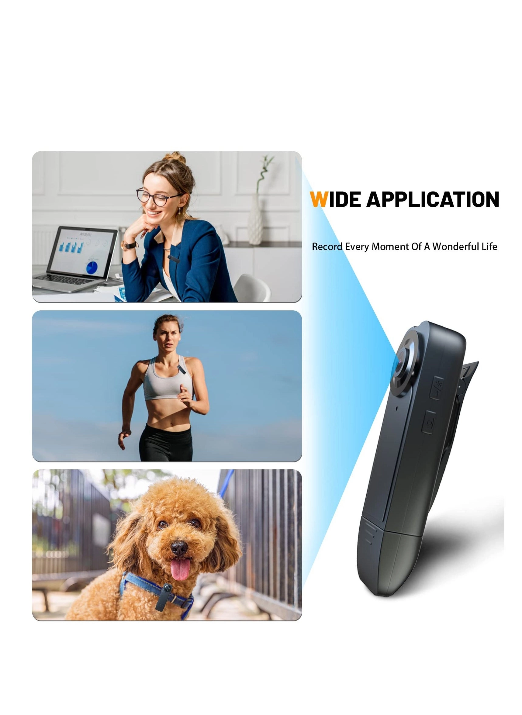 Mini Body Camera Dimension2D[width=1920.0, height=1080.0]pixels 32GB