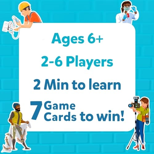 Guess in 10 Inspiring Professions - Card Game