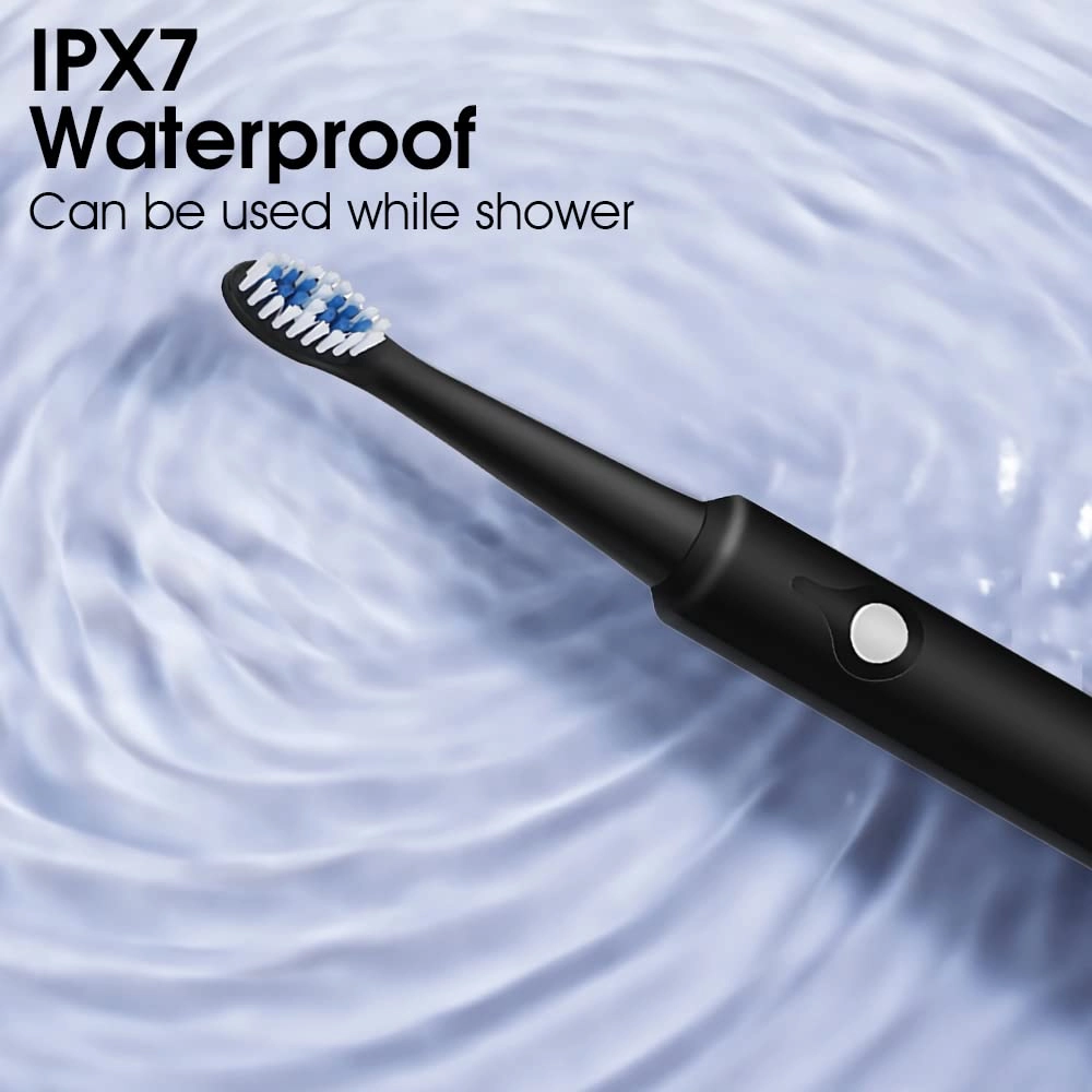 Sonic Electric Toothbrush - 40,000 Strokes per Minute 50 Days Battery 3 Brush Heads