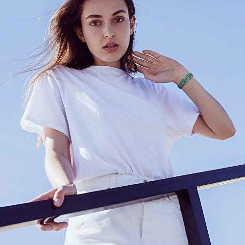 Soft Silicone Slim Watch Band for Fitbit Charge 5/Charge 6 - Black/Slate/Navy Blue/Pine Green